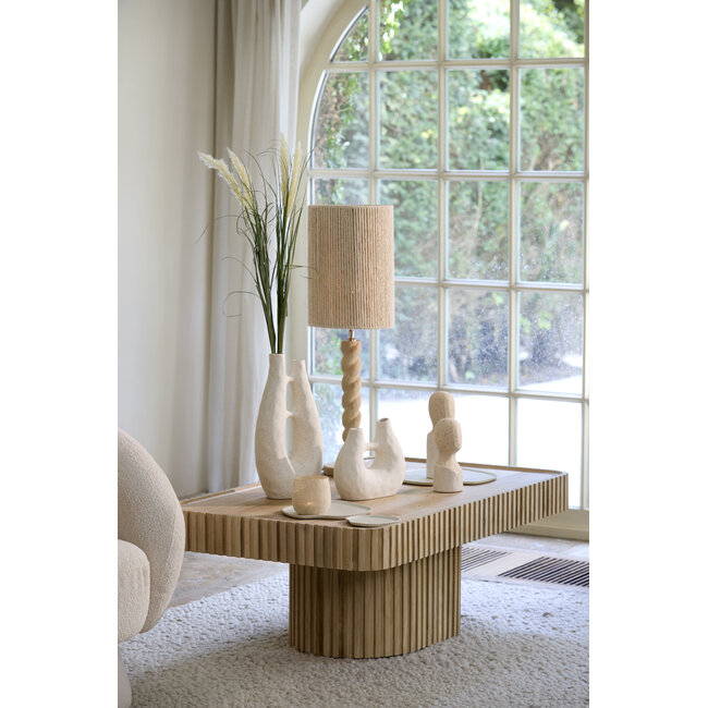 Light en Living Schaal 33x33x1,5 cm TOJERA crème