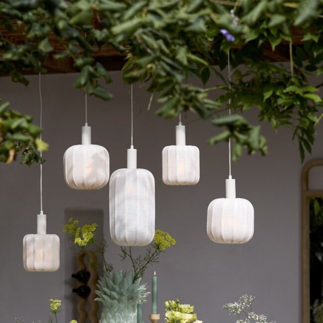 Light en Living Hanglamp 5L 105x19,5x123 cm TUFIA linnen cream