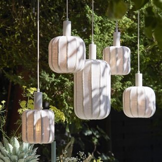 Light en Living Hanglamp 5L 105x19,5x123 cm TUFIA linnen cream