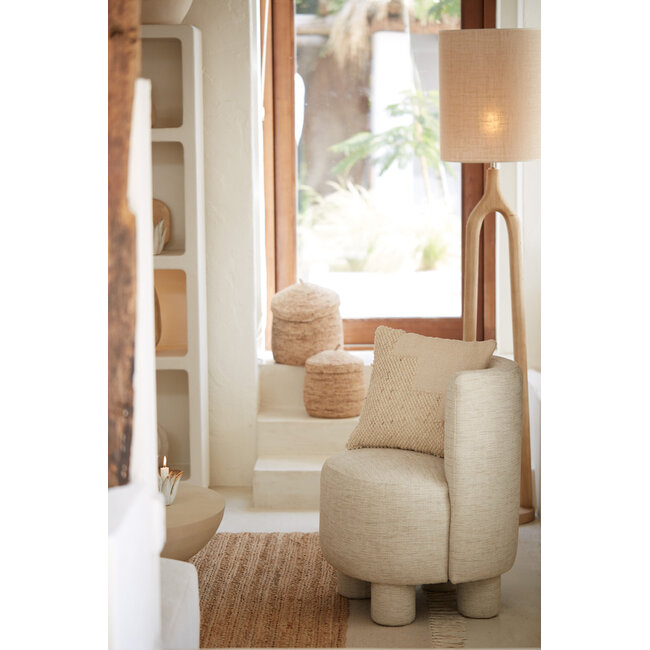 Light en Living Kap cilinder 40-40-49 cm SENDAI zand