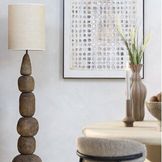 Light en Living Kap cilinder 40-40-49 cm SENDAI zand