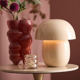 Light en Living Tafellamp Ø30x34 cm ZENAI glanzend lichtroze