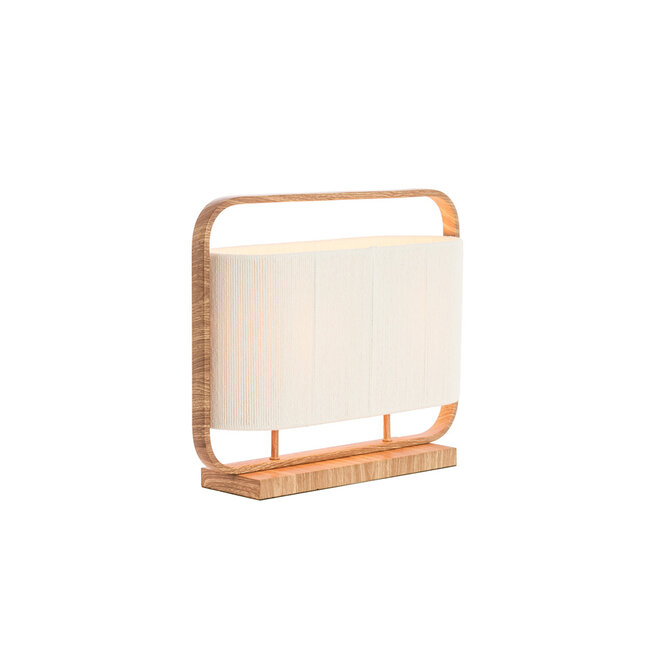 Light en Living Tafellamp  45x15x37,5 cm LECCE houtprint + touw naturel
