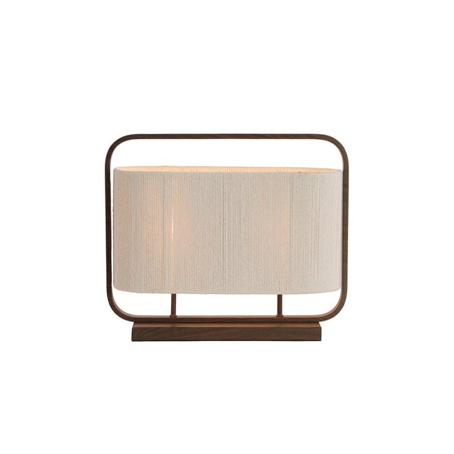 Light en Living Tafellamp  45x15x37,5 cm LECCE donkerbruin + touw naturel