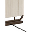 Light en Living Tafellamp  45x15x37,5 cm LECCE donkerbruin + touw naturel