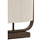 Light en Living Tafellamp  45x15x37,5 cm LECCE donkerbruin + touw naturel
