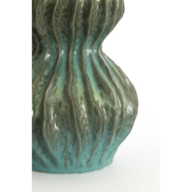 Light en Living Vaas deco Ø19x31,5 cm VANIA keramiek blauw