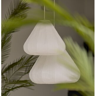 Light en Living Hanglamp Ø45x36 cm SARELLA papier wit