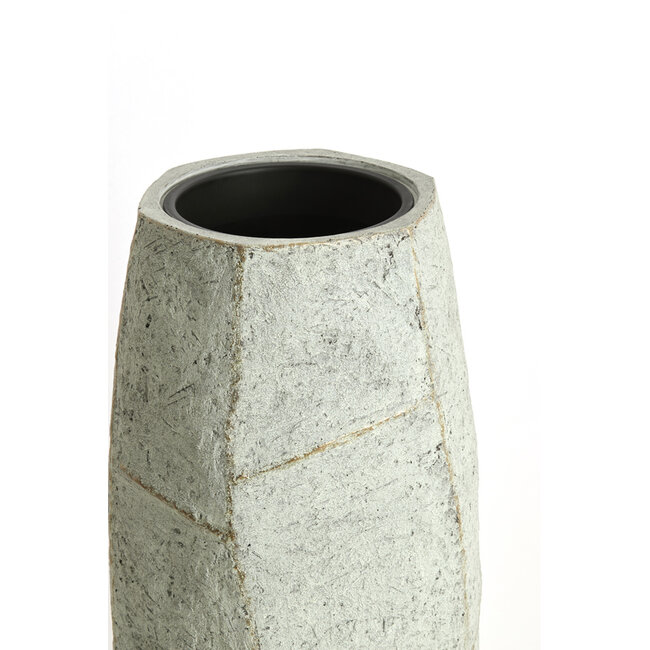 Light en Living Pot deco 50x47x105 cm AGELO blauw grijs