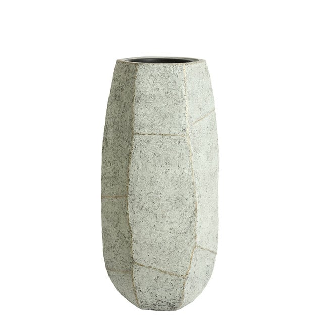 Light en Living Pot deco 50x47x105 cm AGELO blauw grijs