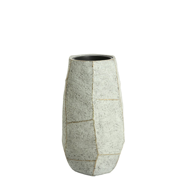 Light en Living Pot deco 50x47x88 cm AGELO blauw grijs