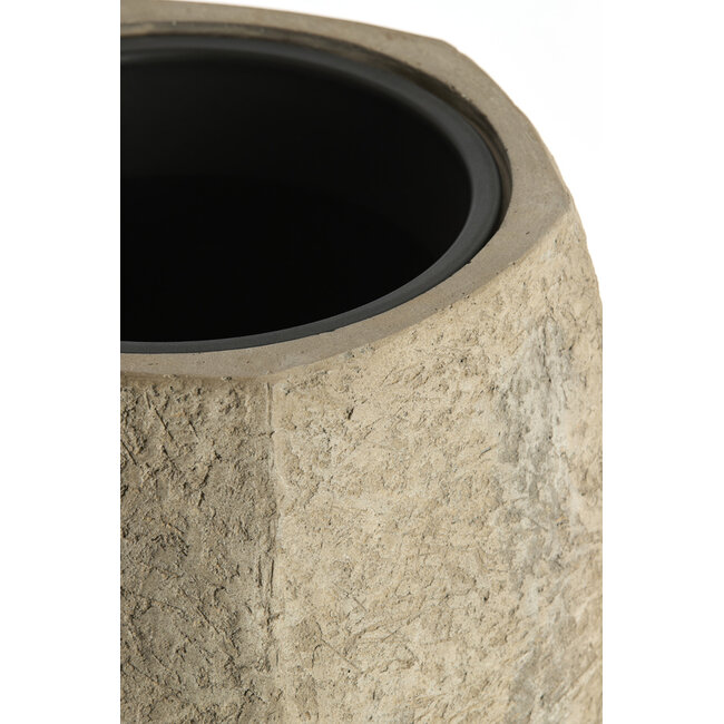 Light en Living Pot deco 50x47x88 cm AGELO taupe