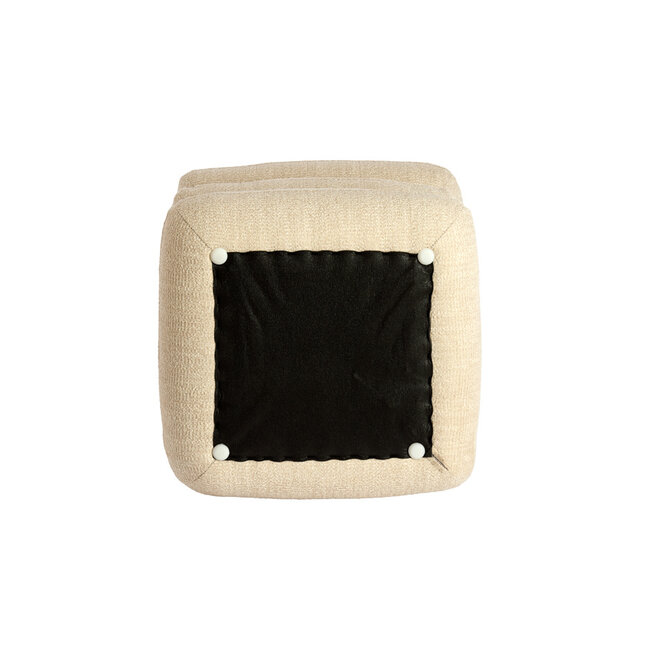 Light en Living Poef 44,5x44,5x44,5 cm LAURIE - crème