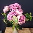 Countryfield Kunst boeket Peony Hydrangea 3x3 Lila