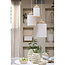 Light en Living Hanglamp Ø22x41,5 cm DANIA hout print naturel+touw crème