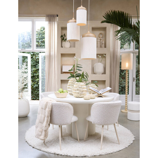 Light en Living Plaid 170x130 cm COMBARRO creme