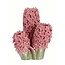 Light en Living Vaas deco 35,5x32x41 cm FLOWER keramiek roze+groen