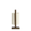 Light en Living Tafellamp 22,5x15x37,5 cm LECCE donkerbruin + touw naturel
