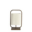 Light en Living Tafellamp 22,5x15x37,5 cm LECCE donkerbruin + touw naturel