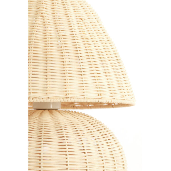 Light en Living Tafellamp Ø27,5x35 cm MAVON rattan naturel