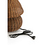 Light en Living Tafellamp Ø27,5x35 cm MAVON rattan donkerbruin