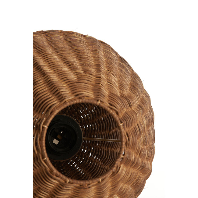 Light en Living Tafellamp Ø27,5x35 cm MAVON rattan donkerbruin