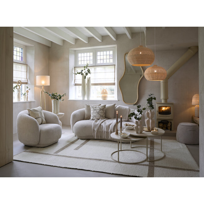 Light en Living Lampenkap cilinder 40-40-30 cm SENDAI zand