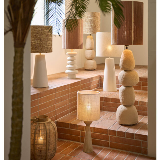 Light en Living Lampvoet Ø16,5x35 cm YELOS mat crème