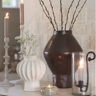 Light en Living Kandelaar Ø12x36 cm VICARI crème