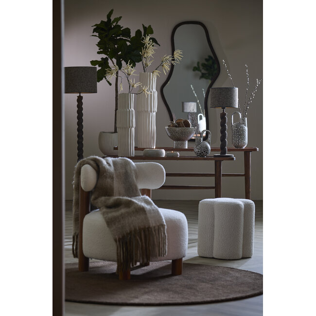 Light en Living Poef 38x38x45 cm NALANI mint groen