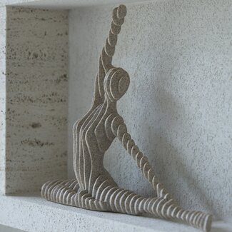 Light en Living Ornament 30x6x24 cm ZENNE taupe