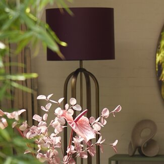 Light en Living Lampenkap rond 40x40x30 cm IMANI bordeaux