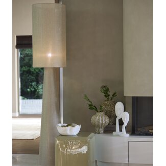 Light en Living Vloerlamp Ø38x180 cm MICKY linnen olijf groen