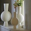 Light en Living Vaas deco  Ø14x40 cm cm KAVANSI mat creme