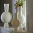 Light en Living Vaas deco  Ø18X54,5 cm KAVANSI mat creme