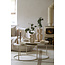 Light en Living Salontafel S/2 Ø65x38+Ø75x42 cm SADAR zand+l bruin gespikkld