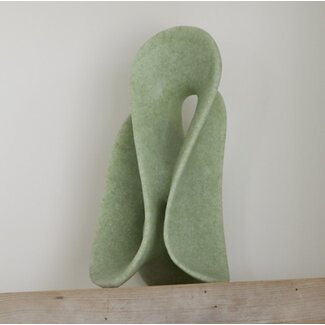 Light en Living Ornament op voet 20,5x19x39 cm ZAZINA groen