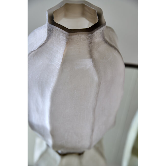 Light en Living Vaas Ø25x44,5 cm TEJEDA glas licht bruin