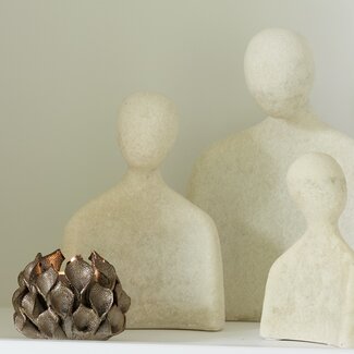 Light en Living Theelicht  Ø10x8 cm  cm SOREJA porselein brons