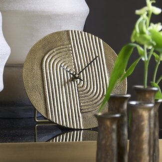 Light en Living Klok Ø20 cm GWENNA antiek brons