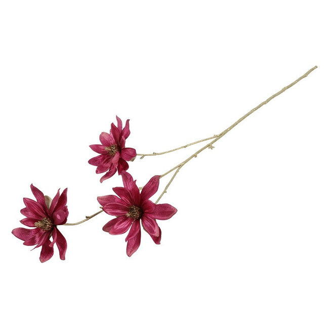 Countryfield Kunsttak Magnolia donkerroze / goud