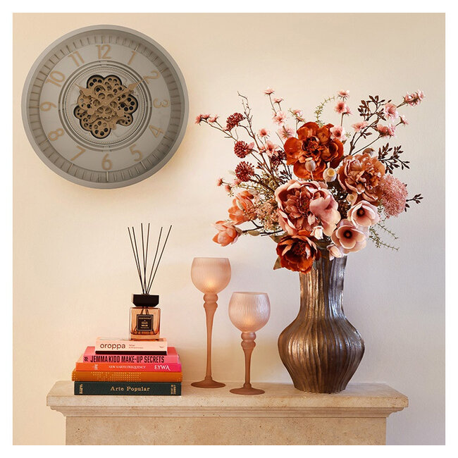 Countryfield Wandklok Celestial L crème - Ø 66 cm