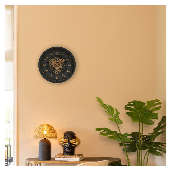 Countryfield Wandklok Celestial S antraciet - Ø 46 cm