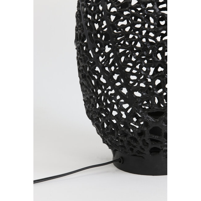 Light en Living Tafellamp SINULA zwart -  2 maten