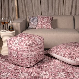 PTMD Dazia roze kussens met Perzische print