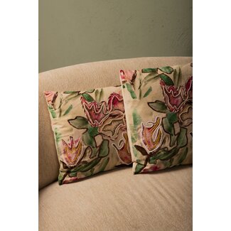 PTMD Kussen Ayumi Roze vierkant abstract