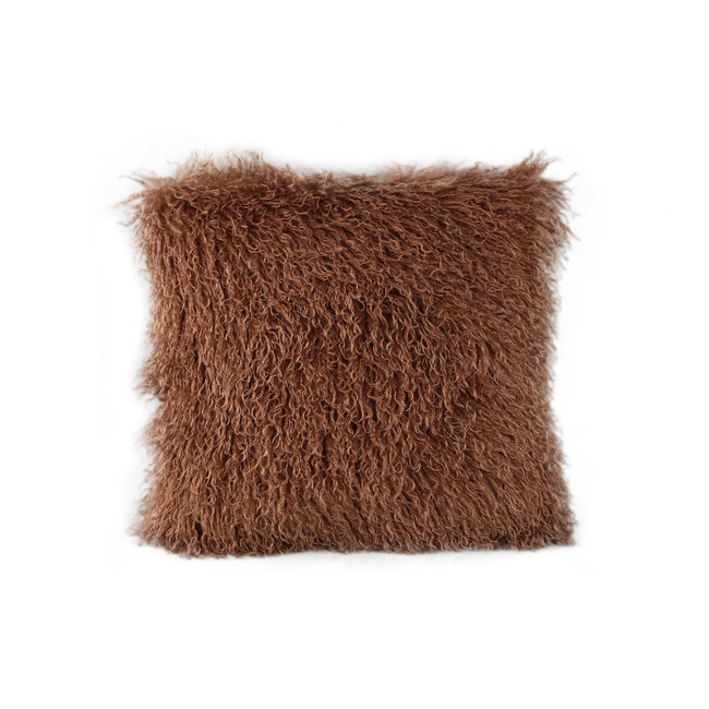 PTMD Kussen Rexx Donkerbruin vierkant