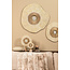 PTMD Ornament Rella Beige gegoten aluminium met marmer L