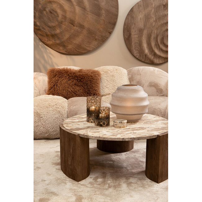 PTMD Wandpaneel Mattin Naturel mango circle S