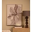 PTMD Wandpaneel Lorinde Lichtbruin canvas Bloemen